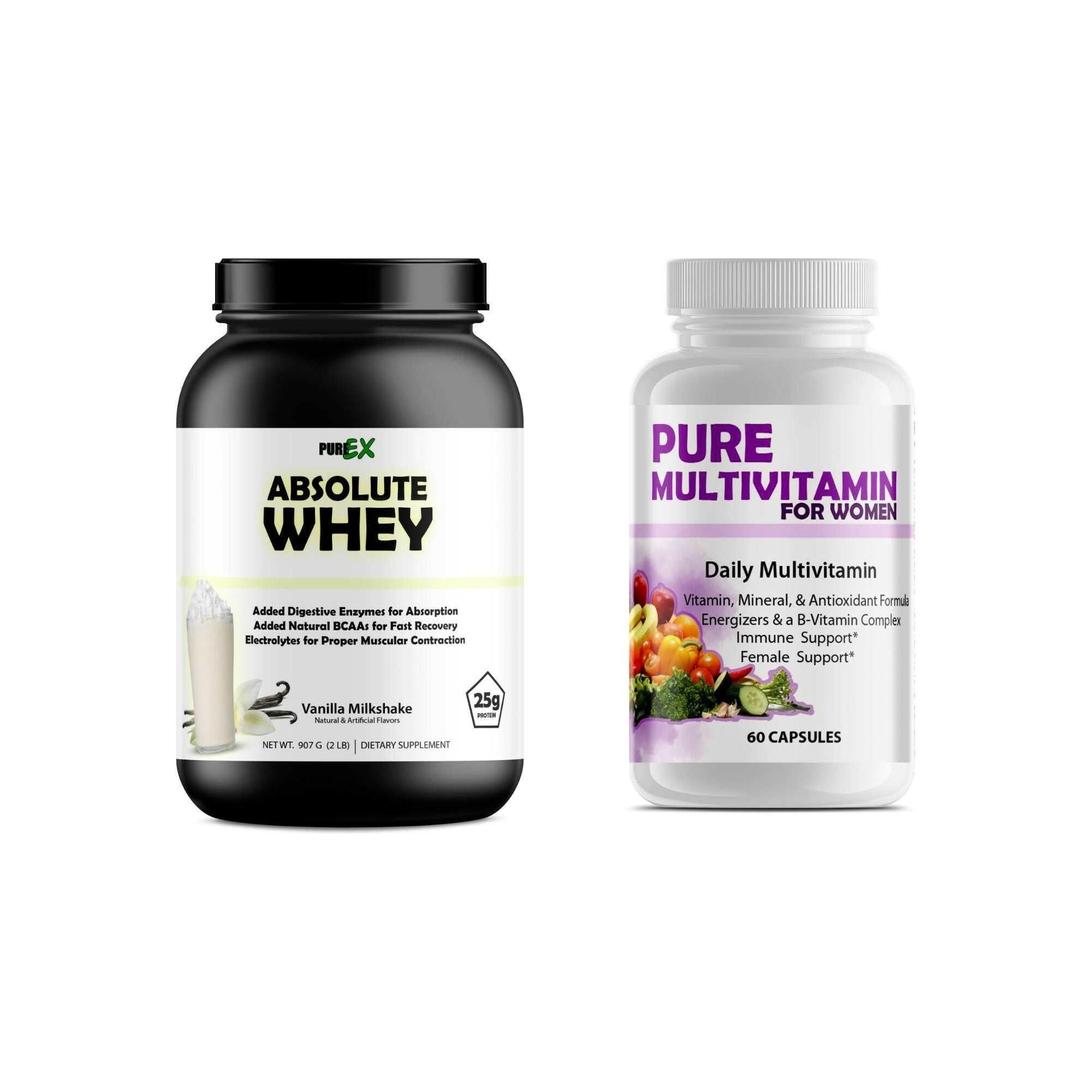 Multivitamins + Whey Protein Bundle.