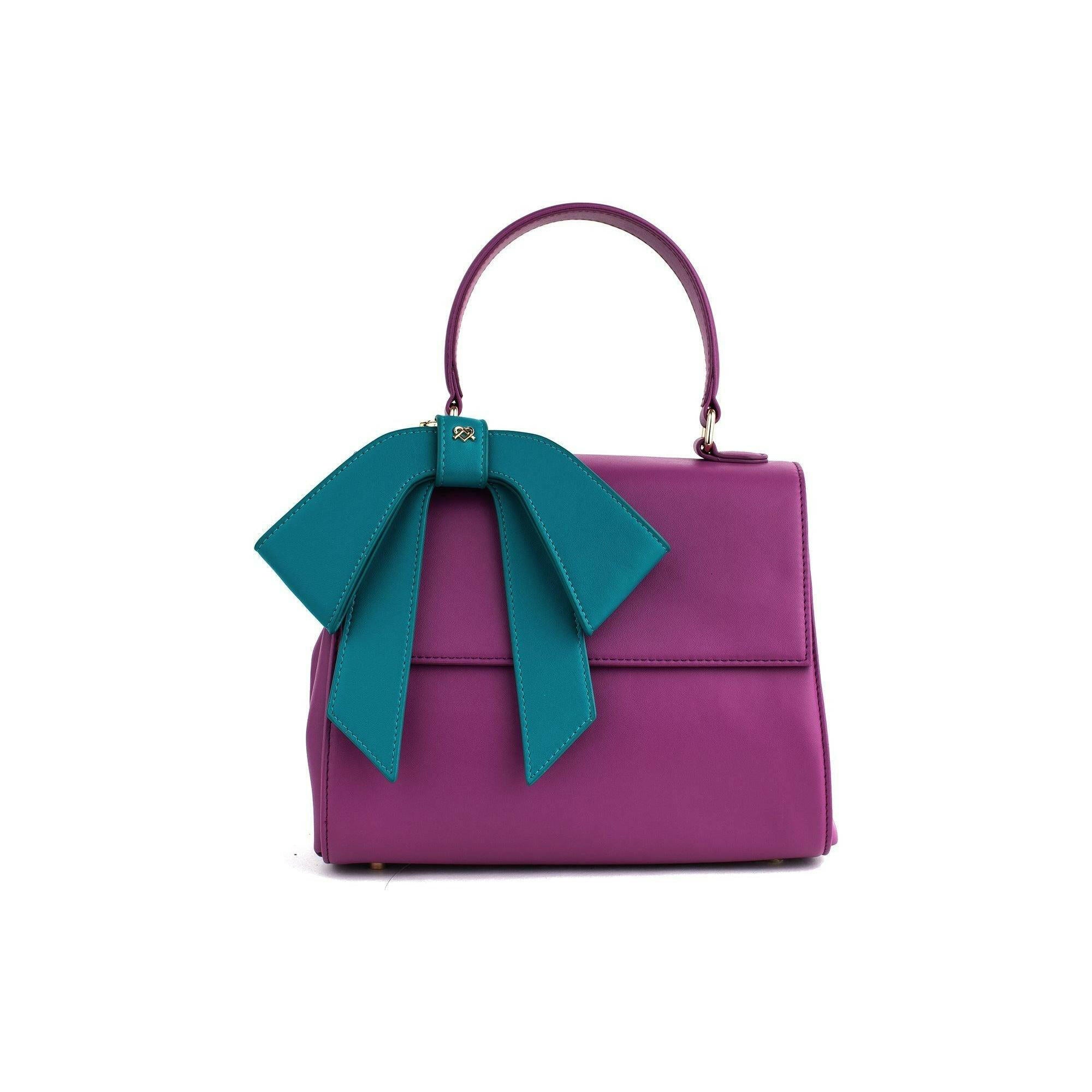 Cottontail - Purple Vegan Leather Bag.