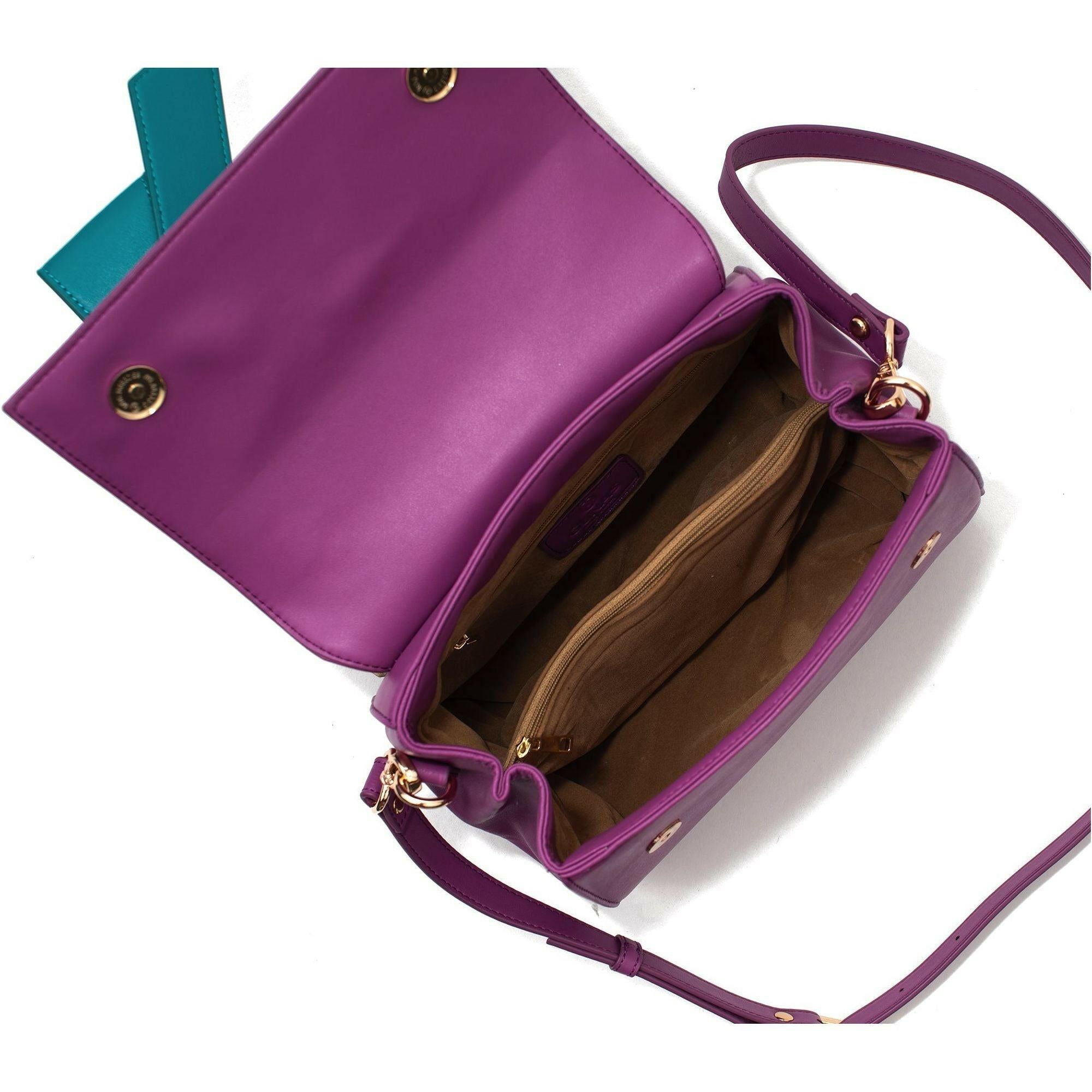 Cottontail - Purple Vegan Leather Bag.