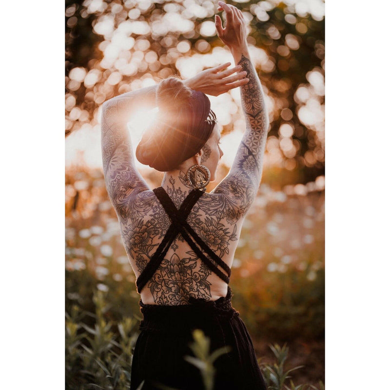 Boho Cotton Asymmetrical Dress.