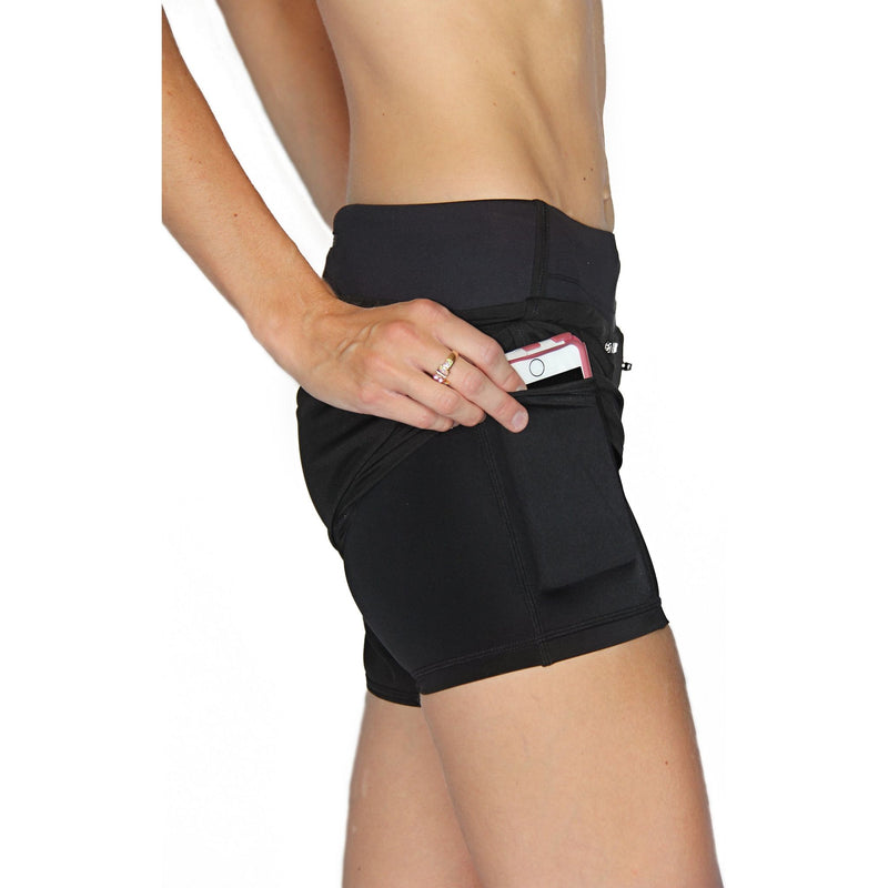 Runner's Dream 5 Pocket Shorts - Black.