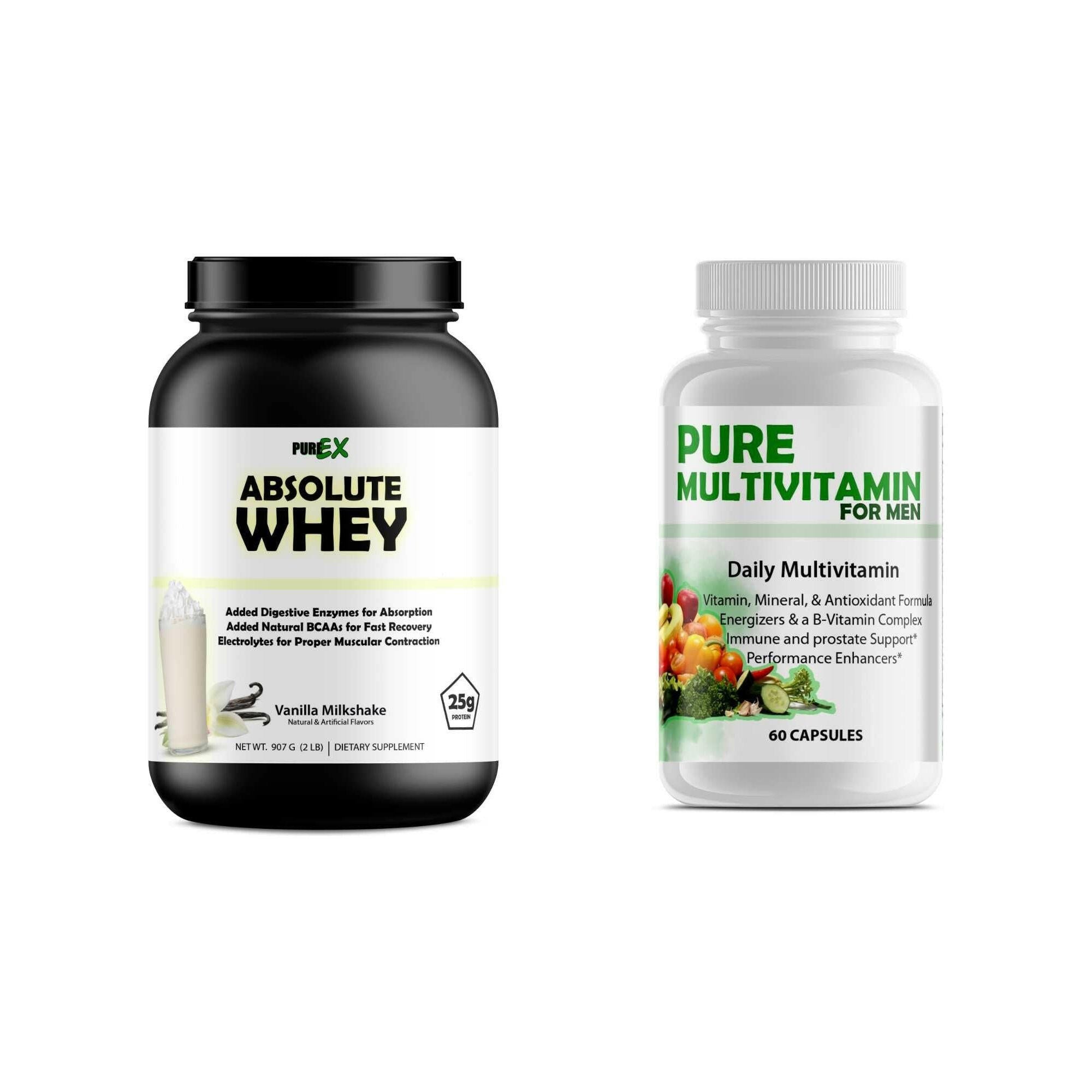 Multivitamins + Whey Protein Bundle.