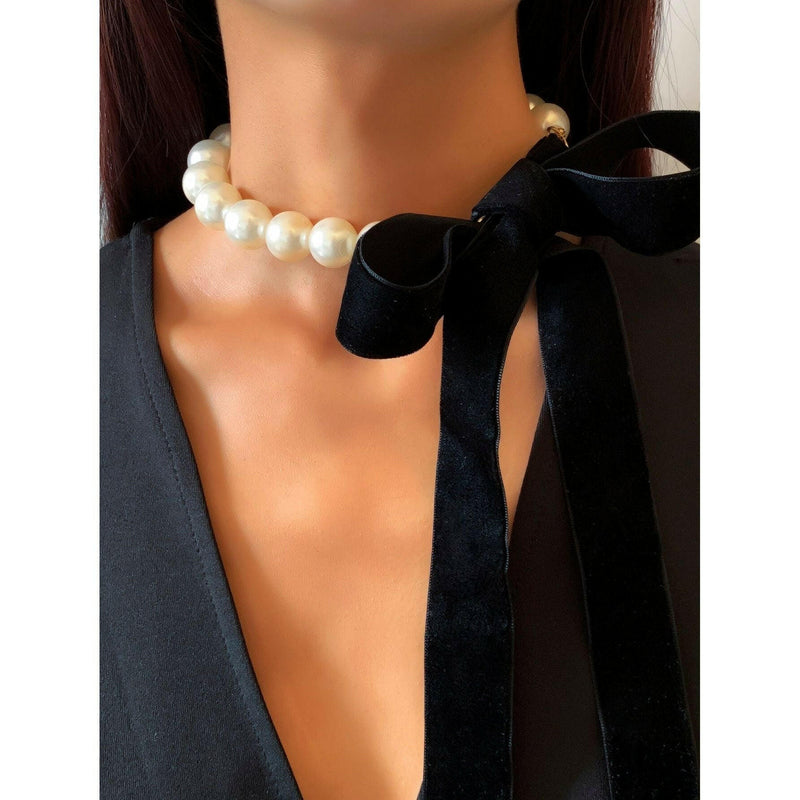 Elegance Tied in Pearls.