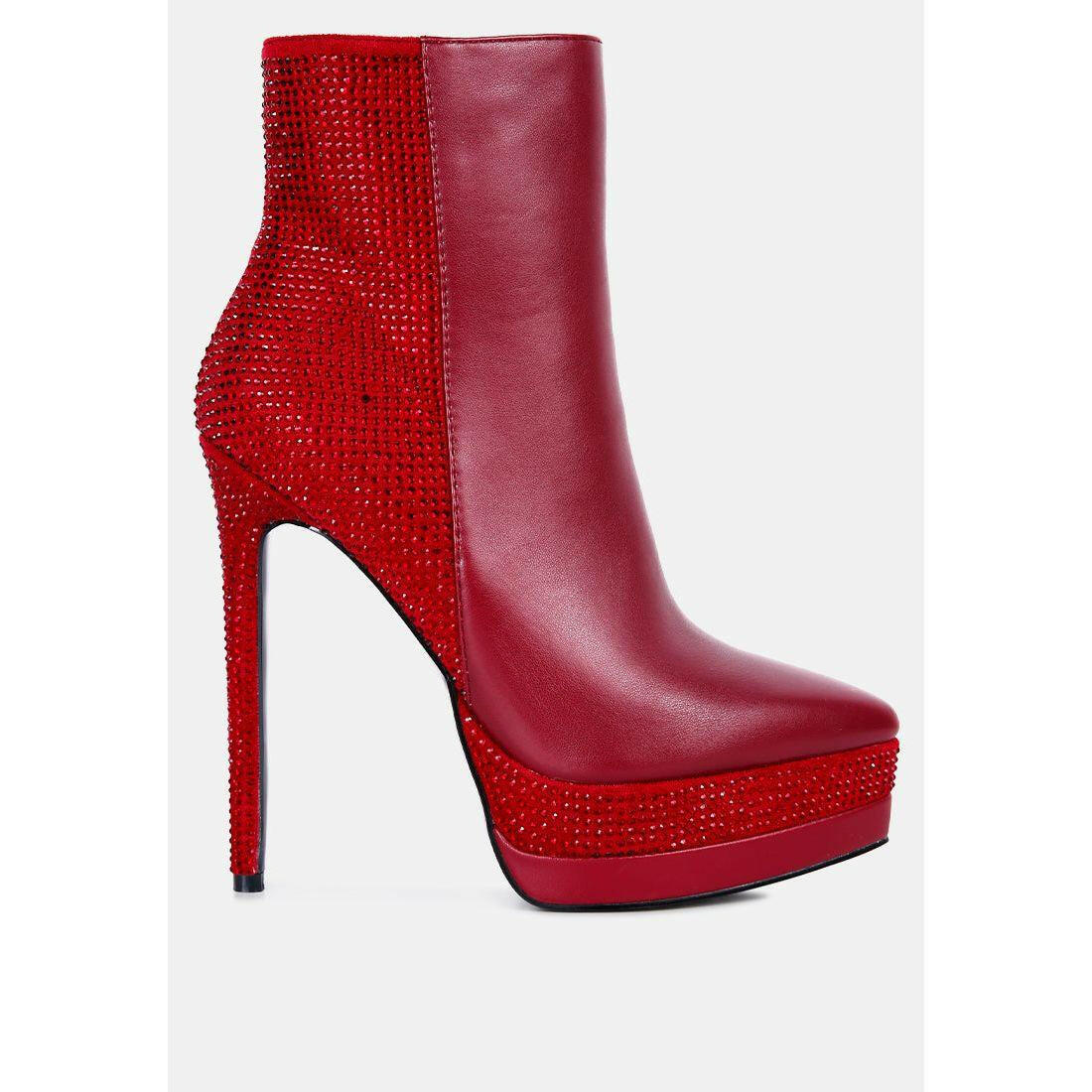 Encanto High Heeled Ankle Boots.