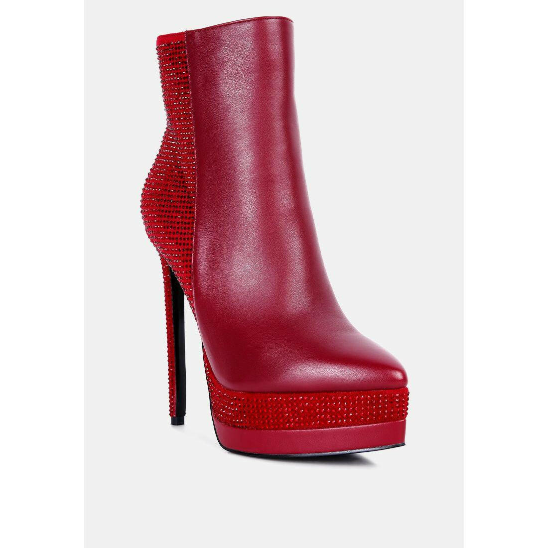 Encanto High Heeled Ankle Boots.