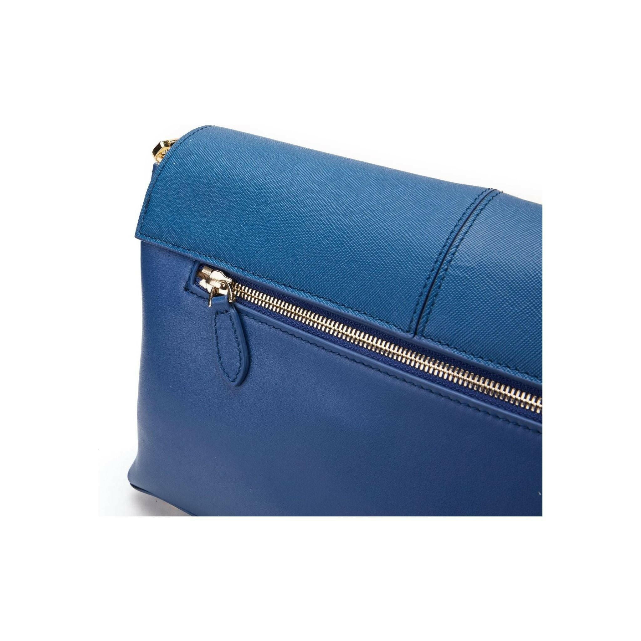 Enigma Butterfly Blue Crossbody.