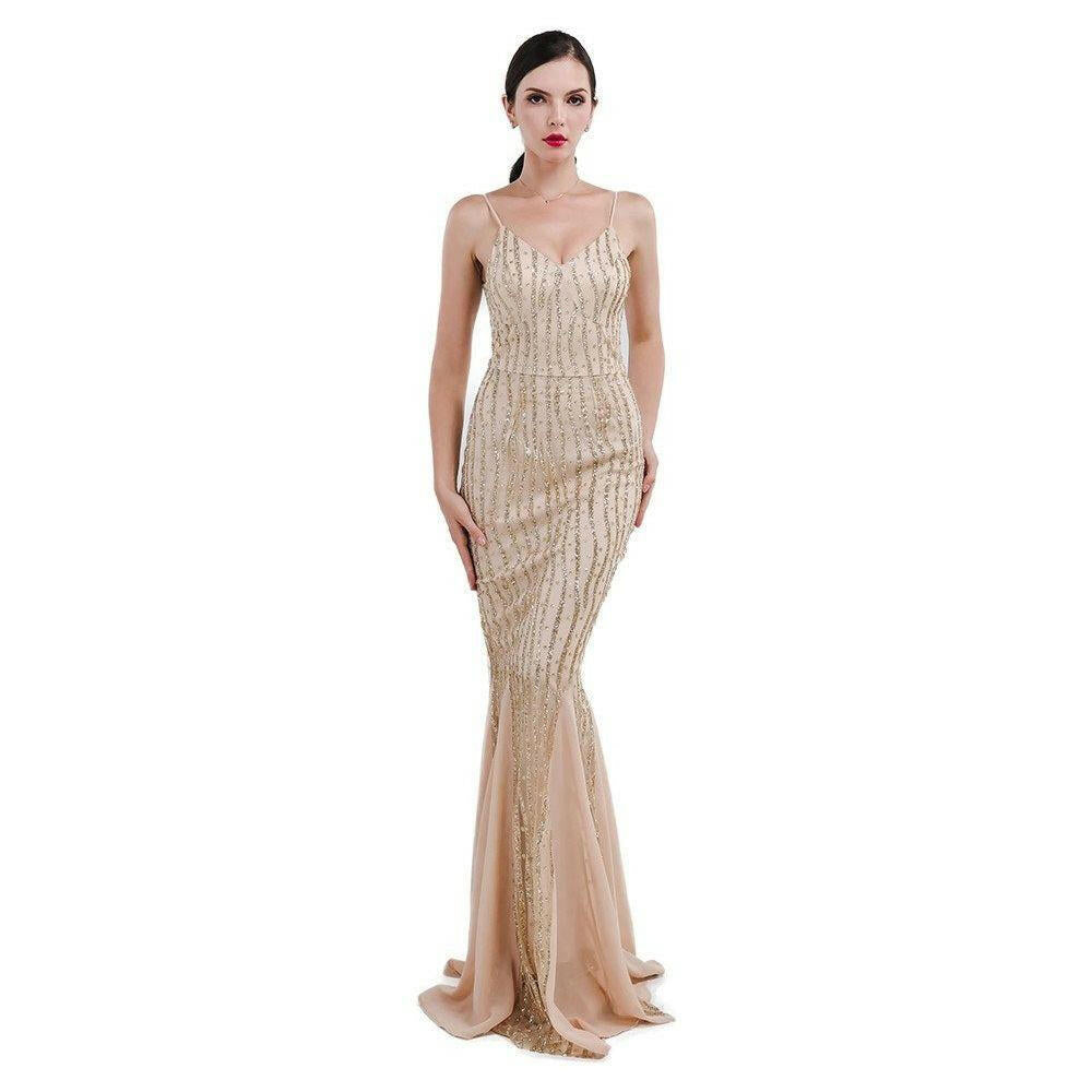 Gold Evening Gown.