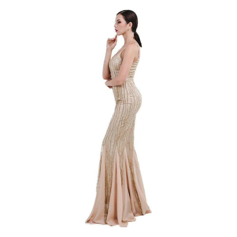 Gold Evening Gown.