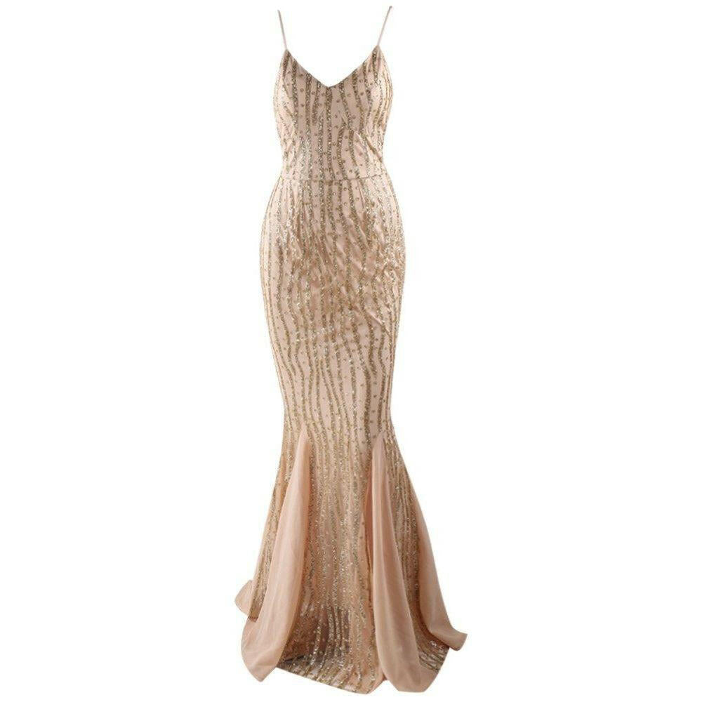 Gold Evening Gown.