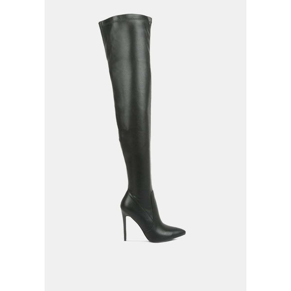 Gush Over Knee Heeled Boots - quirkitrendz