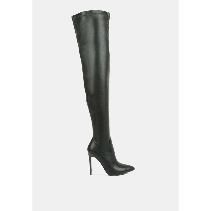 Gush Over Knee Heeled Boots - quirkitrendz