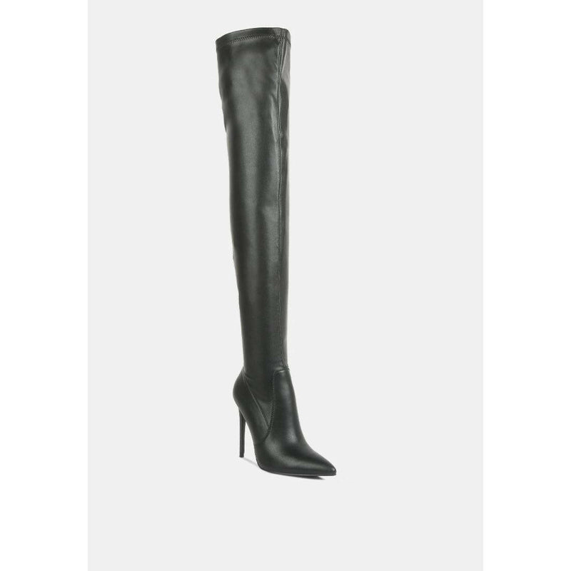 Gush Over Knee Heeled Boots - quirkitrendz