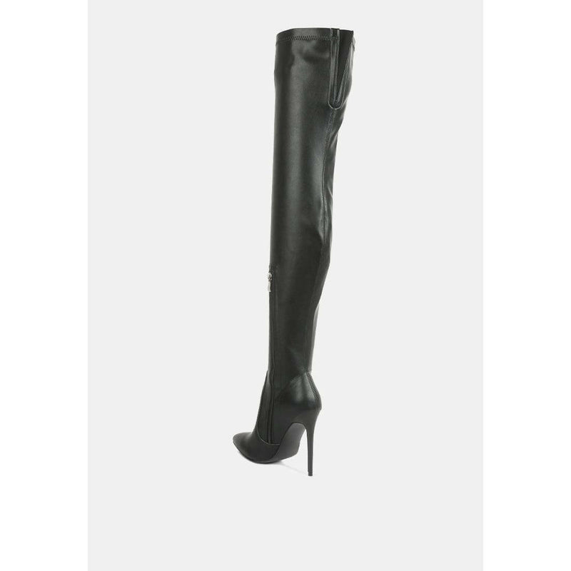 Gush Over Knee Heeled Boots - quirkitrendz