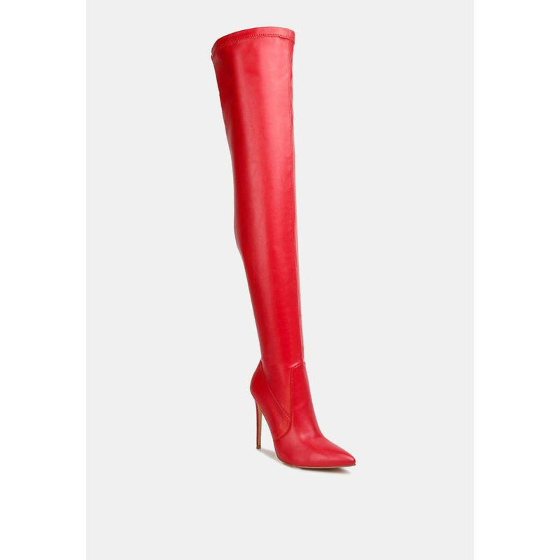 Gush Over Knee Heeled Boots - quirkitrendz