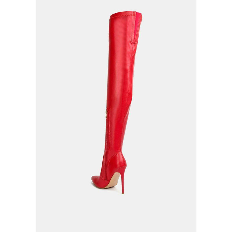 Gush Over Knee Heeled Boots - quirkitrendz