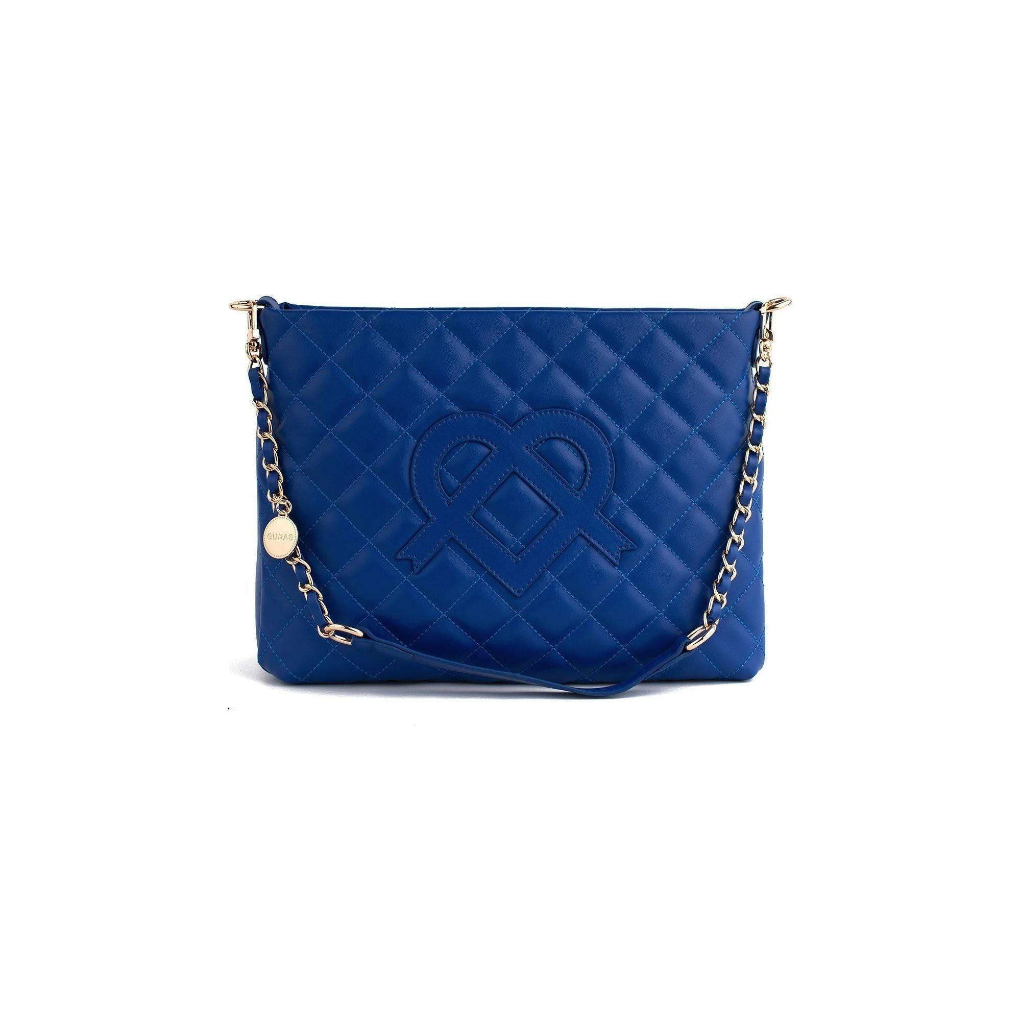 Koi - Blue Quilted Vegan Leather Purse.