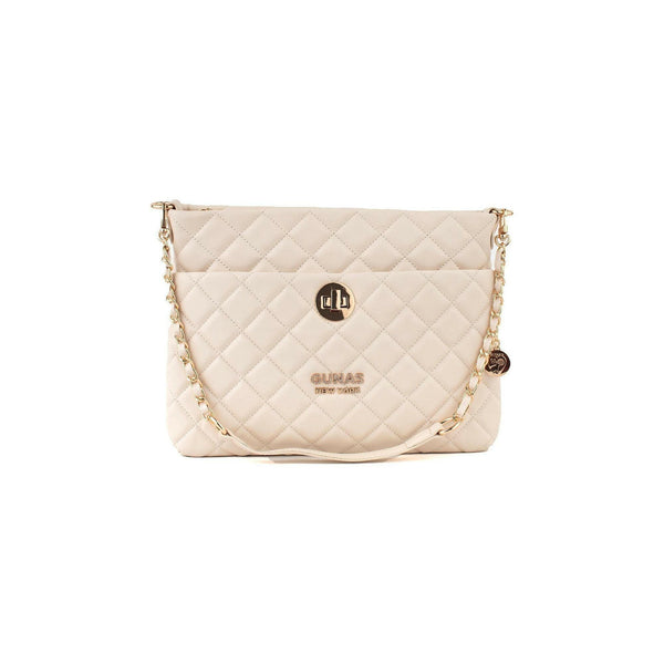 Koi - Off-White Quilted Vegan Leather Purse |  quirkitrendz.