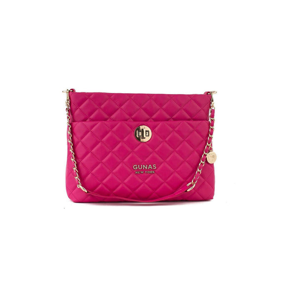 Koi - Pink Quilted Vegan Leather Purse |  quirkitrendz.