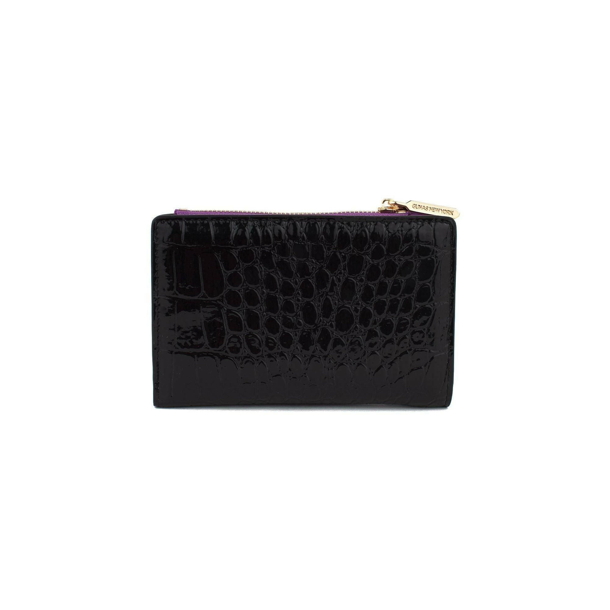 Madison - Black Vegan Leather Wallet.