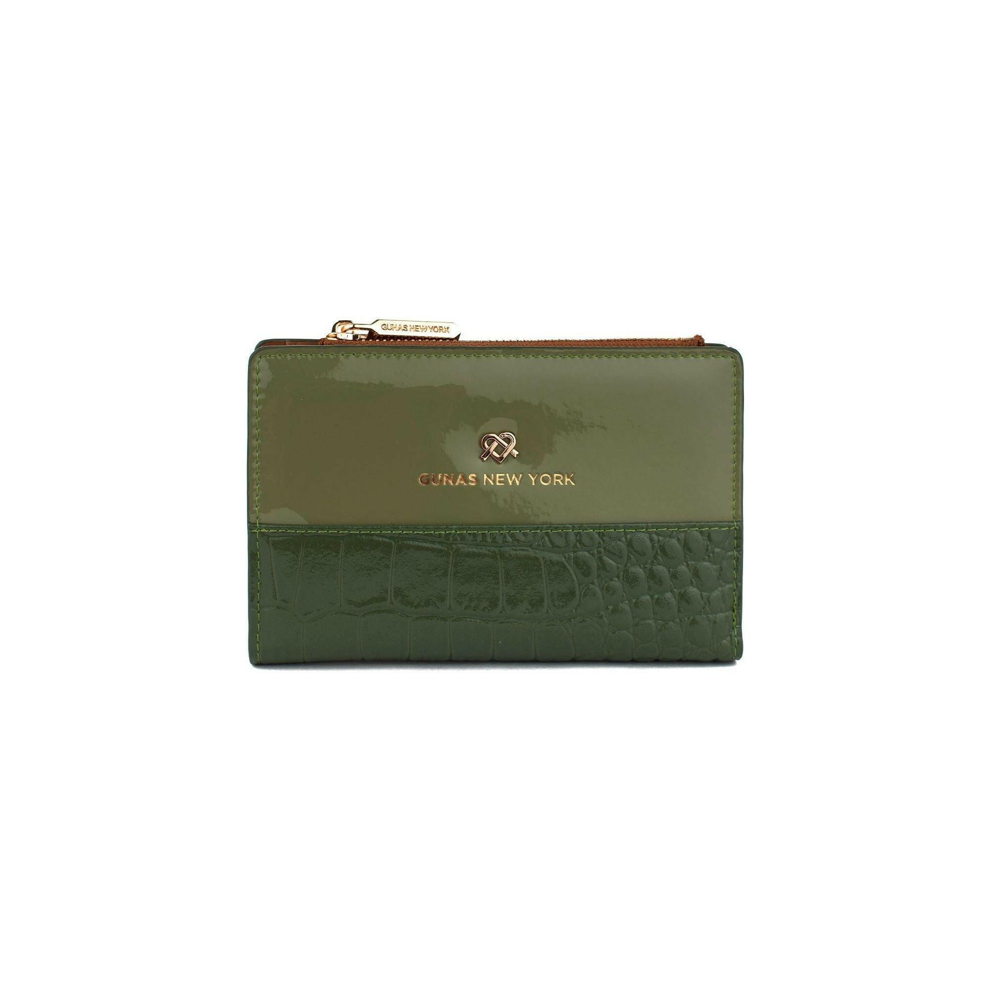 Madison - Green Vegan Leather Wallet.