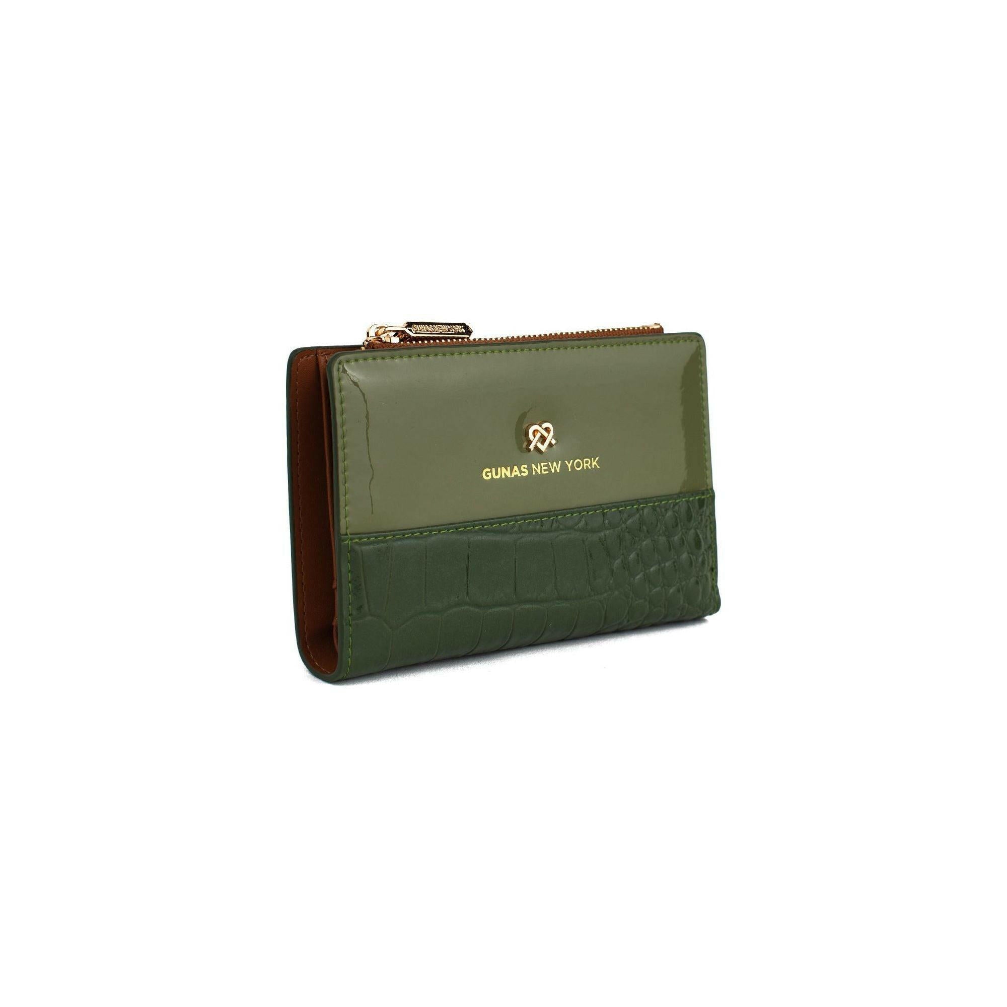 Madison - Green Vegan Leather Wallet.