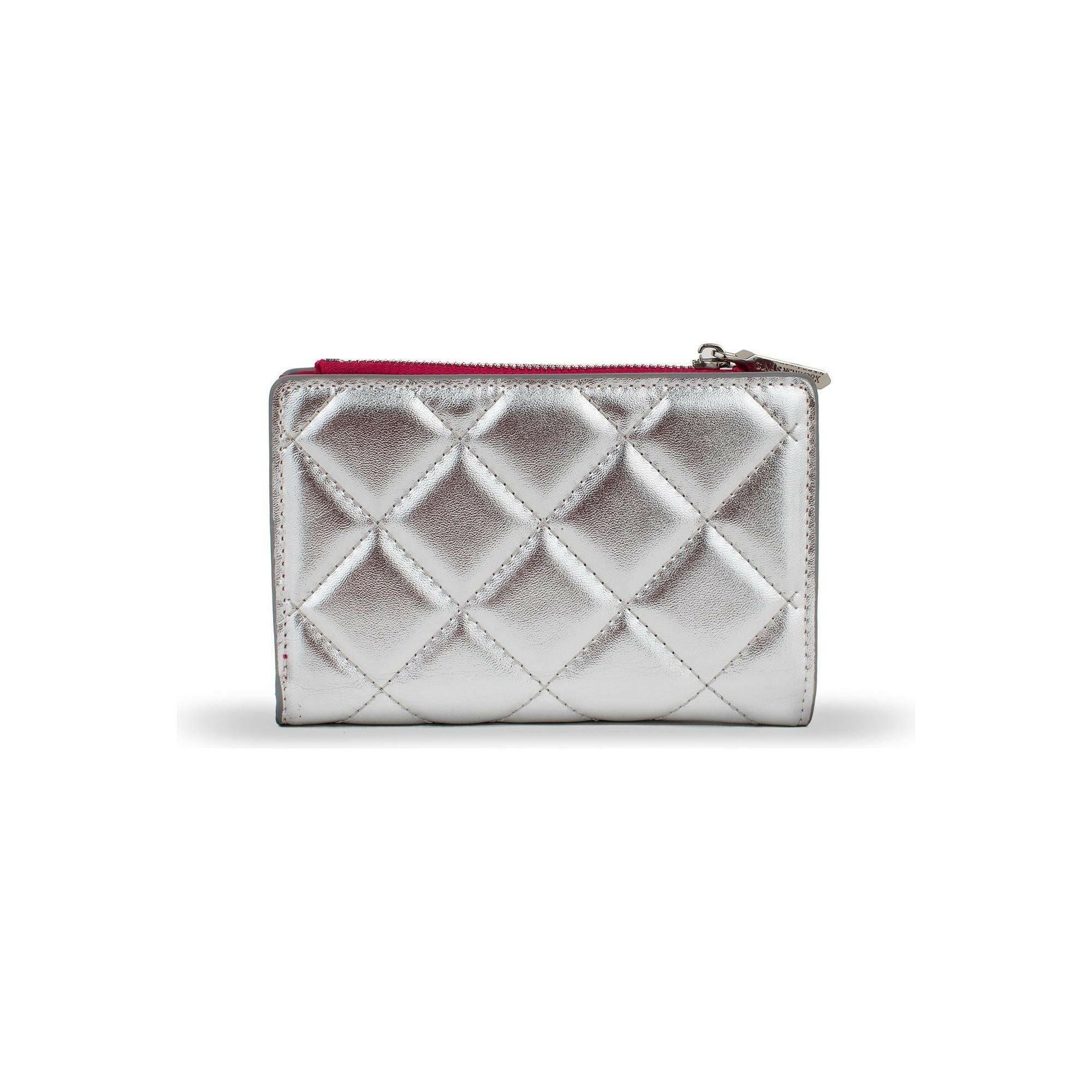 Madison - Silver Vegan Leather Wallet.