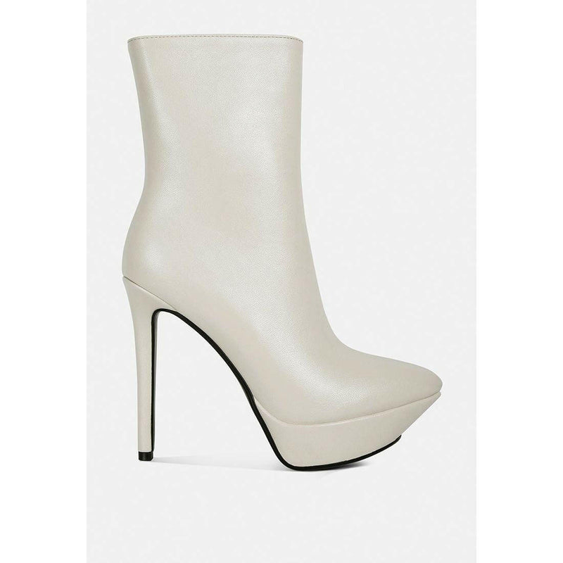 Magna Platform Heels Ankle Boot - quirkitrendz