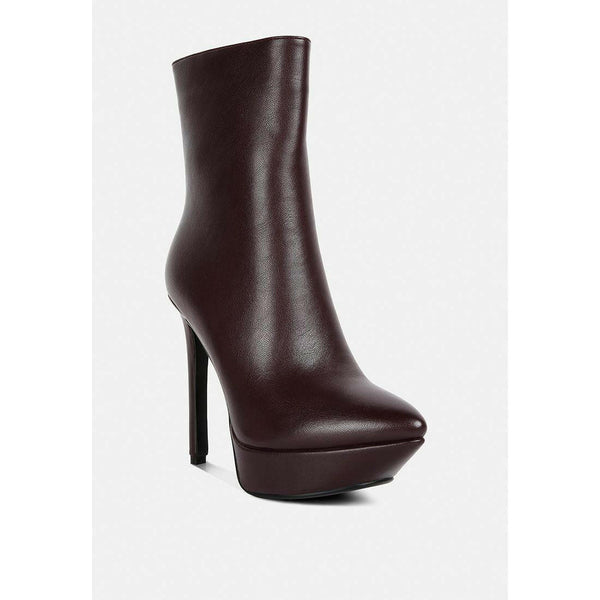 Magna Platform Heels Ankle Boot - quirkitrendz