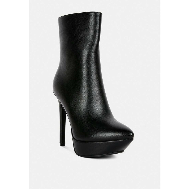 Magna Platform Heels Ankle Boot - quirkitrendz