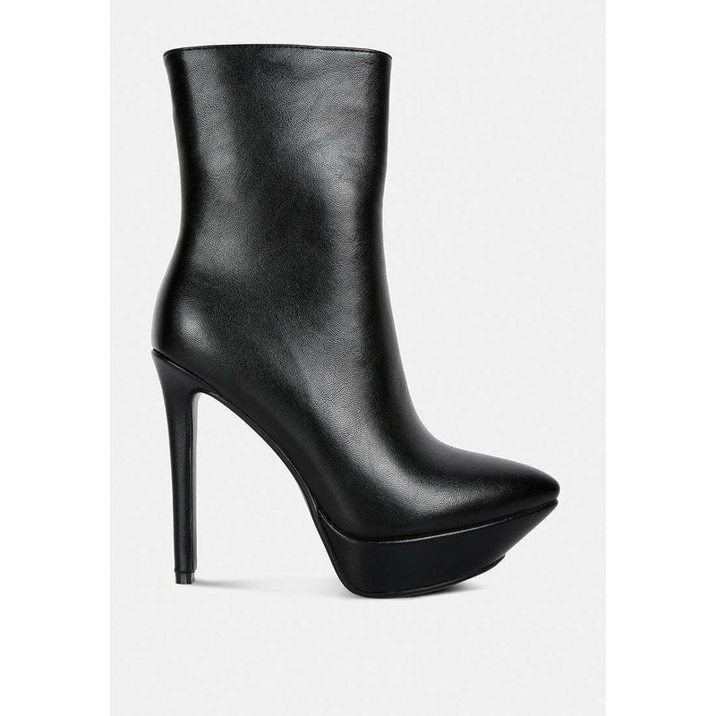 Magna Platform Heels Ankle Boot - quirkitrendz