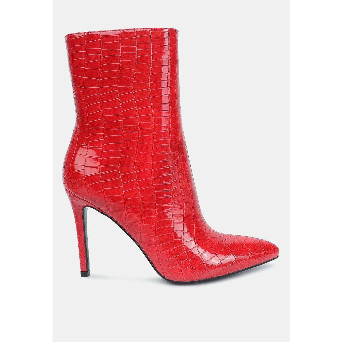 Momoa High Heel Ankle Boots.