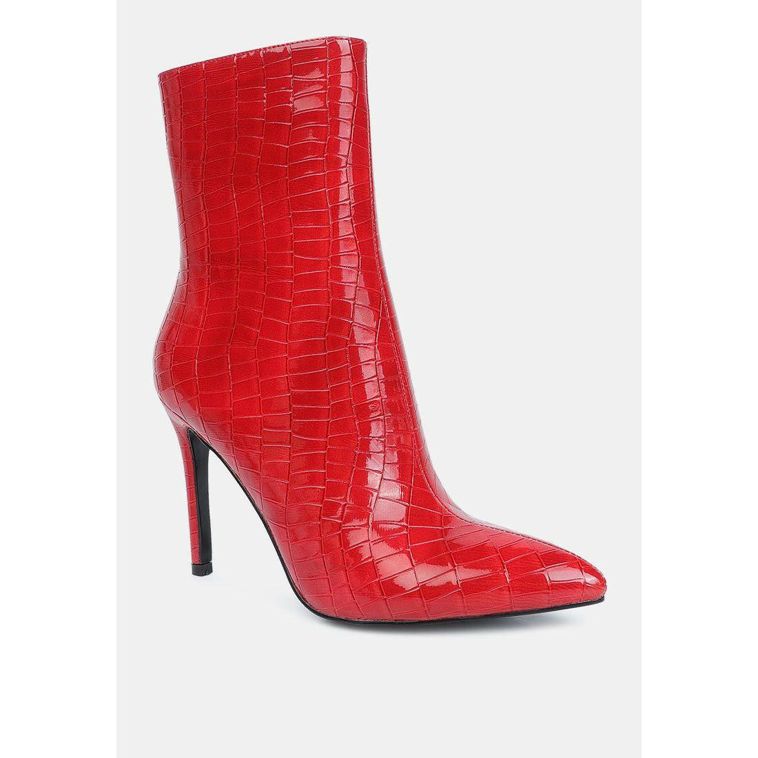 Momoa High Heel Ankle Boots.