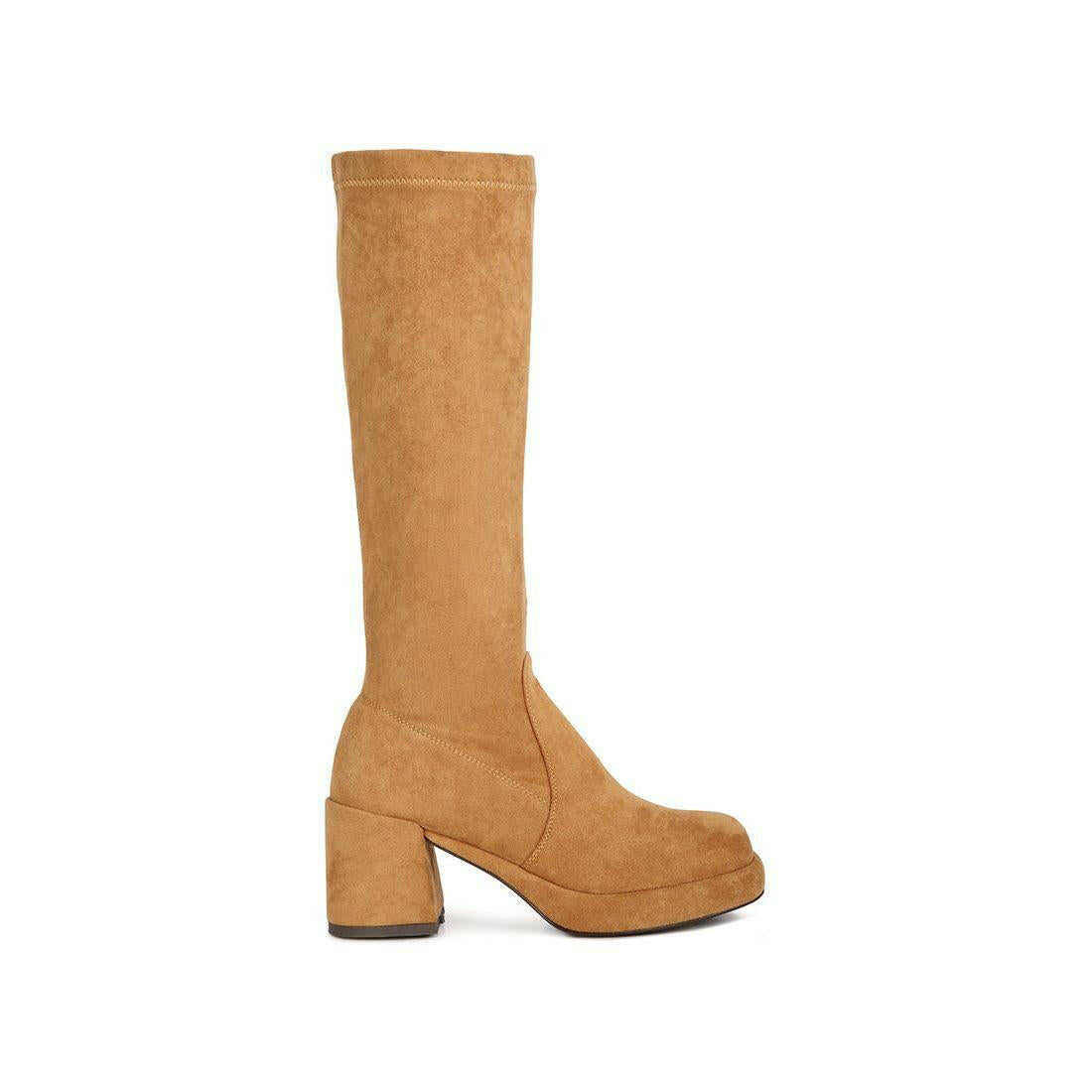 Morpin Stretch Suede Calf Boots.