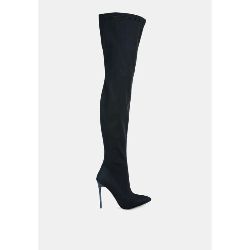 No Calm Superstretch Stiletto Long Boot |  quirkitrendz.