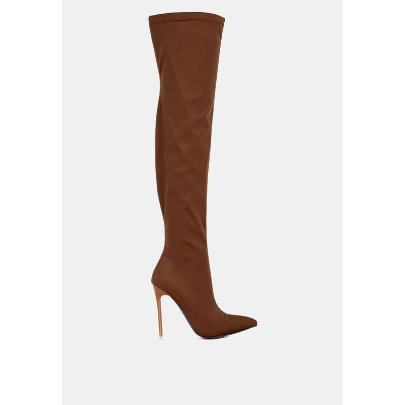 No Calm Superstretch Stiletto Long Boot |  quirkitrendz.