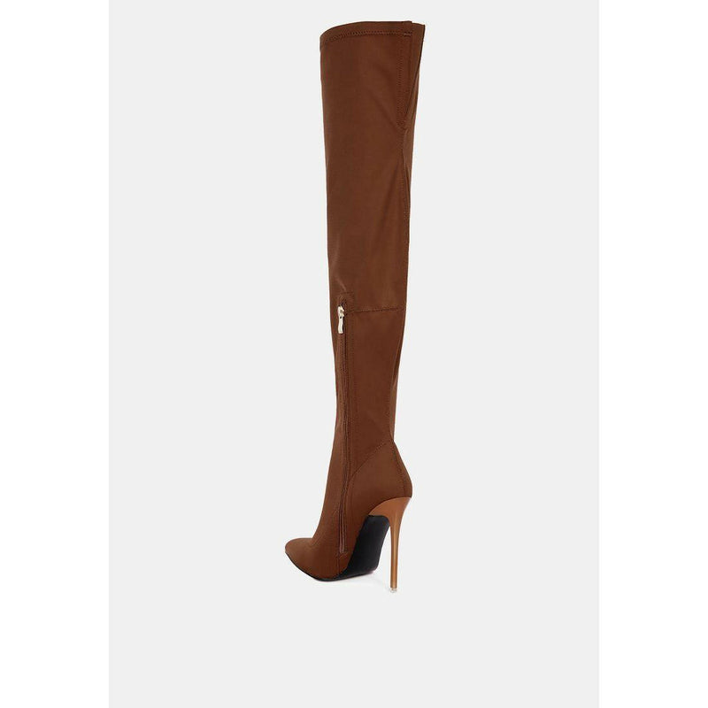 No Calm Superstretch Stiletto Long Boot |  quirkitrendz.