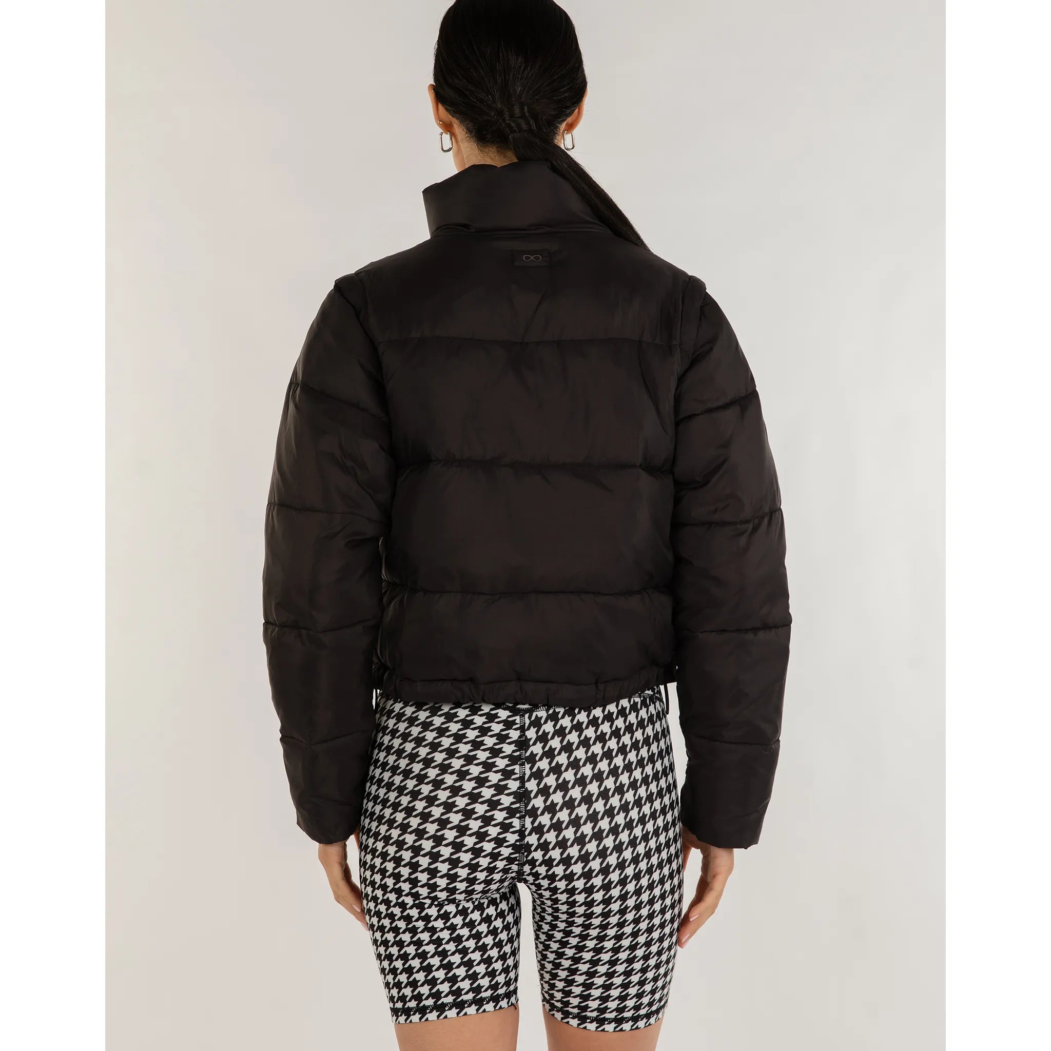 On the Go Puffer Convertible Jacket Vest.