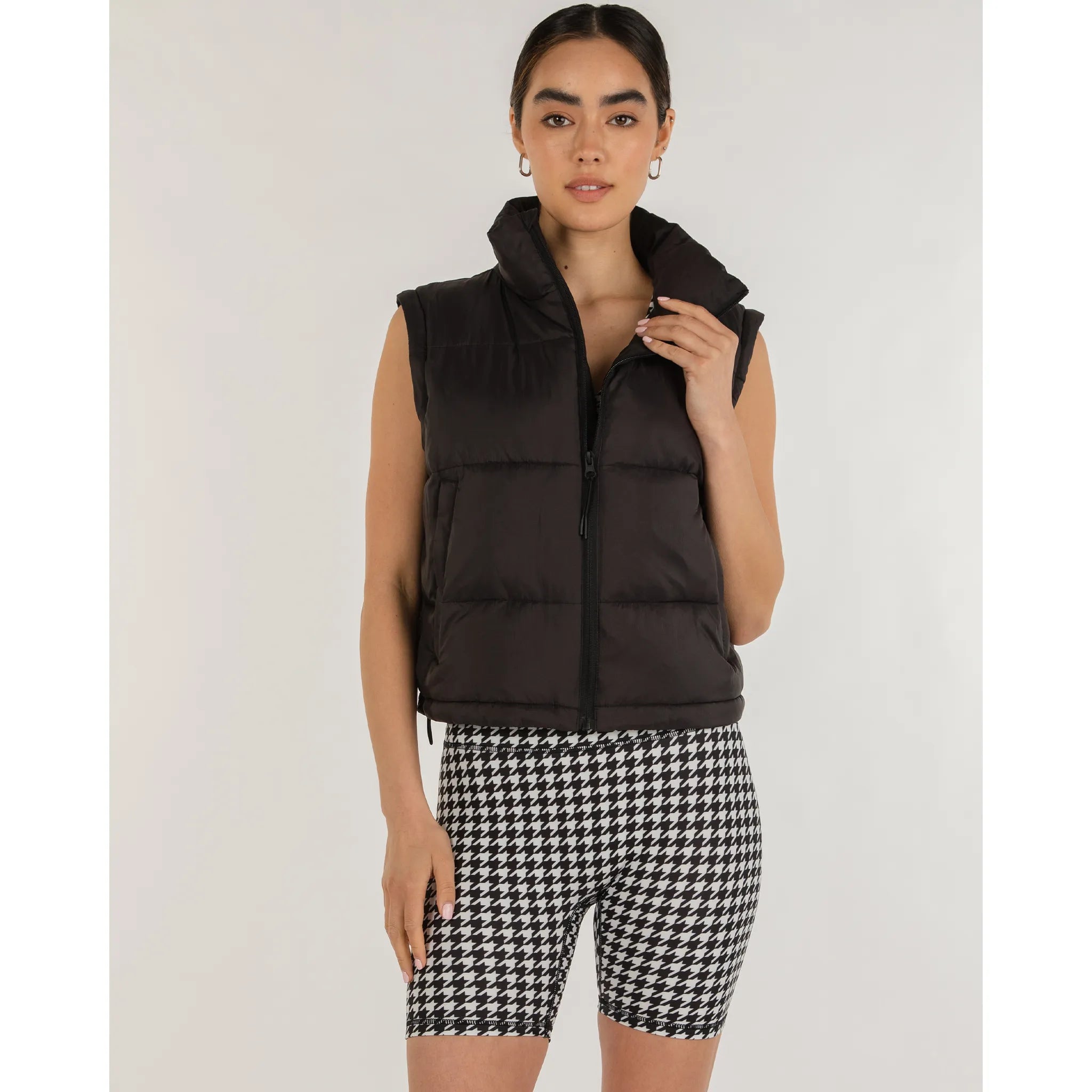 On the Go Puffer Convertible Jacket Vest.