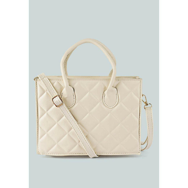 Quilted Structure Hand Bag |  quirkitrendz.