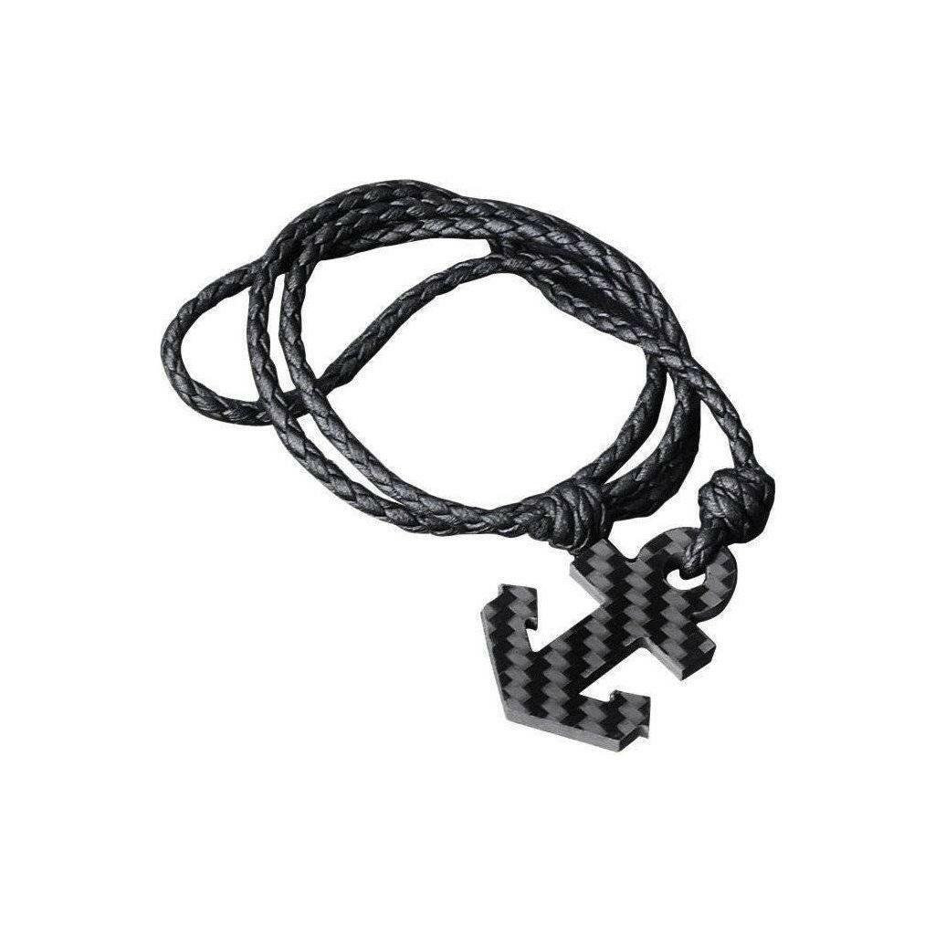 Real Carbon Fiber Anchor Bracelet.