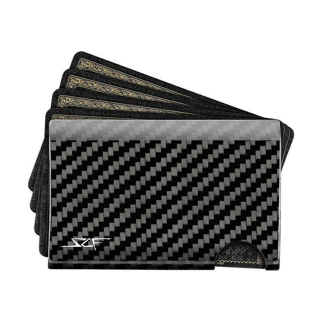 Real Carbon Fiber Cash & Card Slim Wallet.