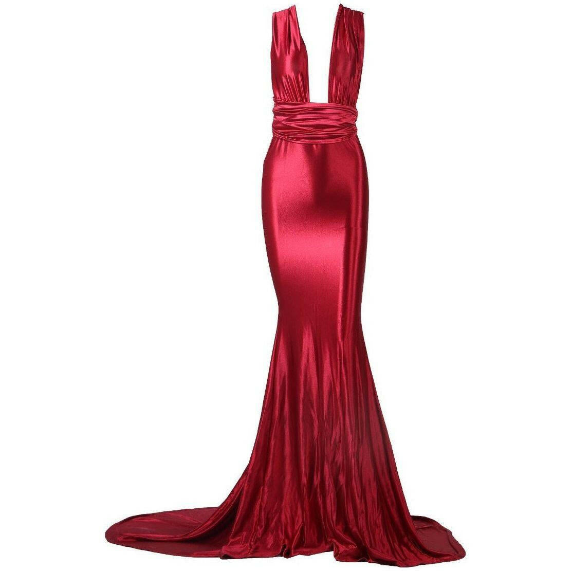 Red Evening Gown.