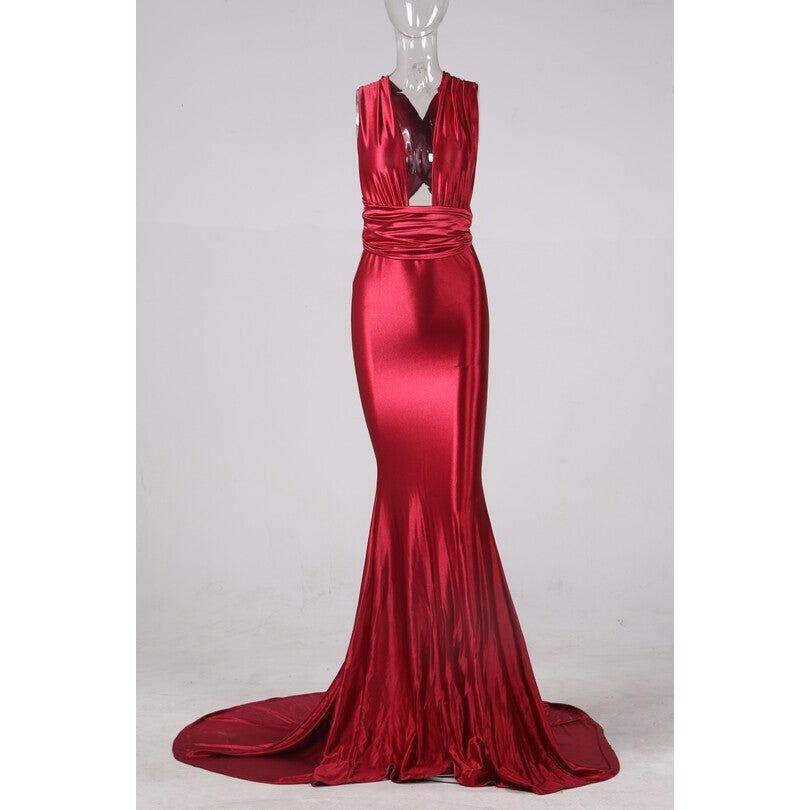 Red Evening Gown.