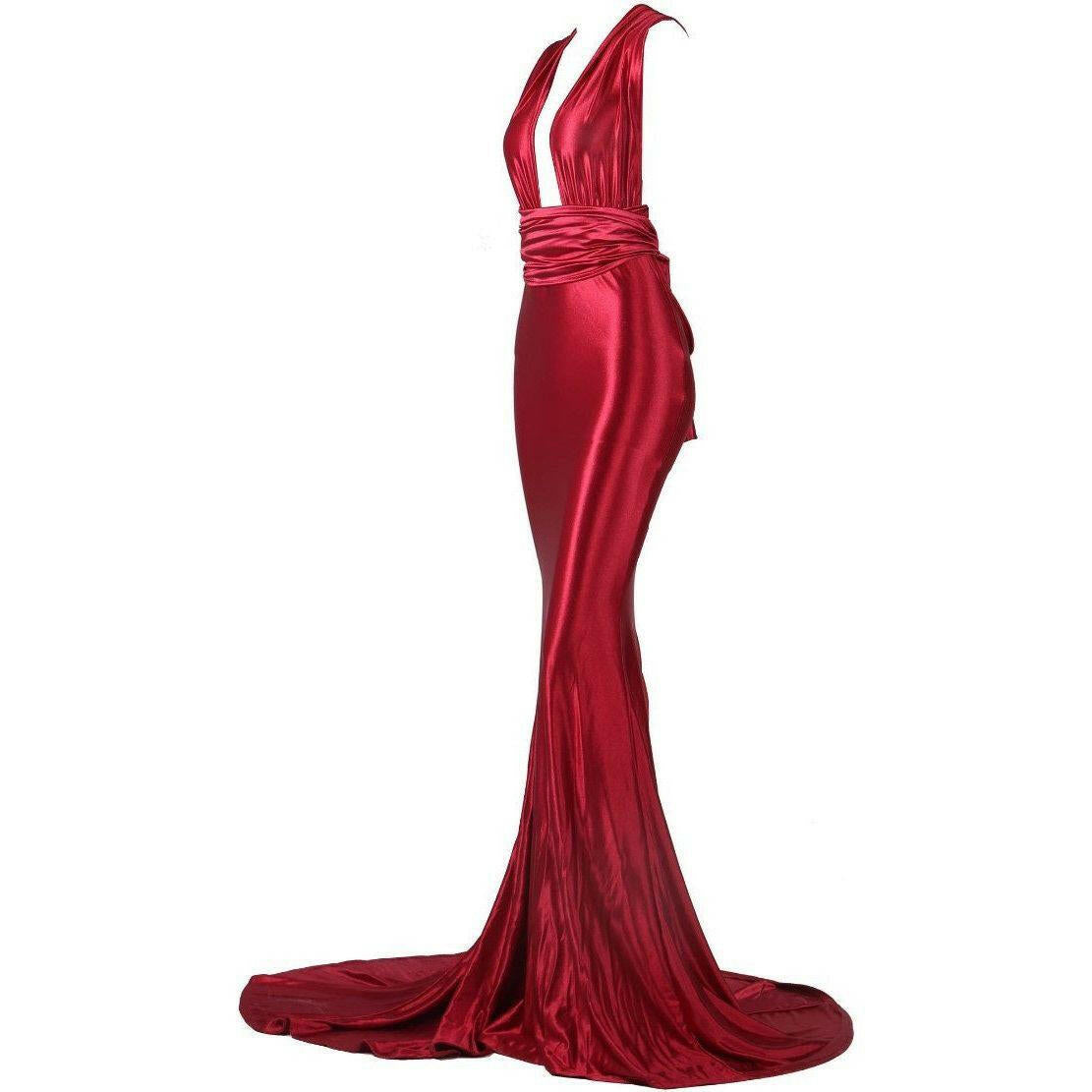 Red Evening Gown.