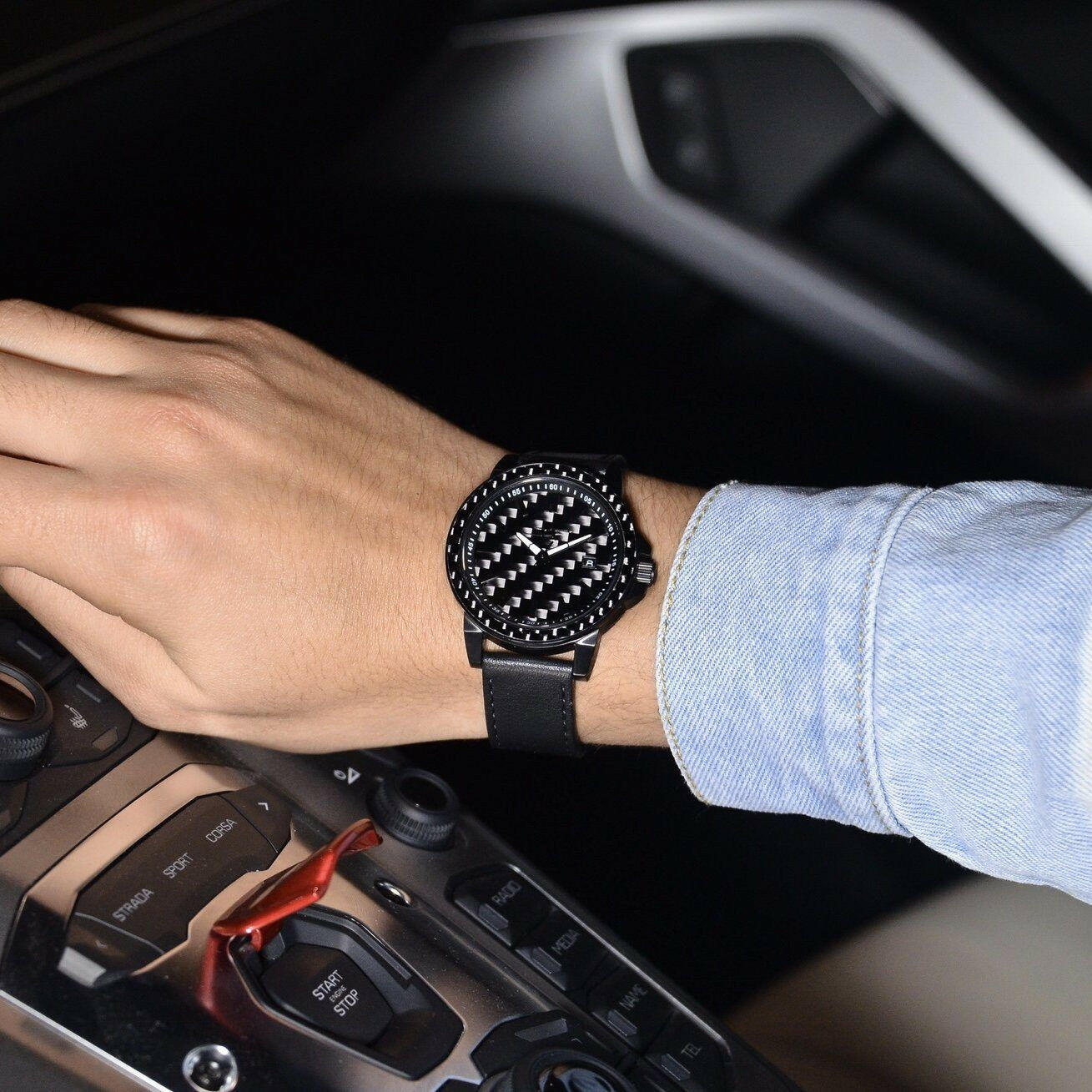 ●STEALTH● APOLLO Series Carbon Fiber Watch.