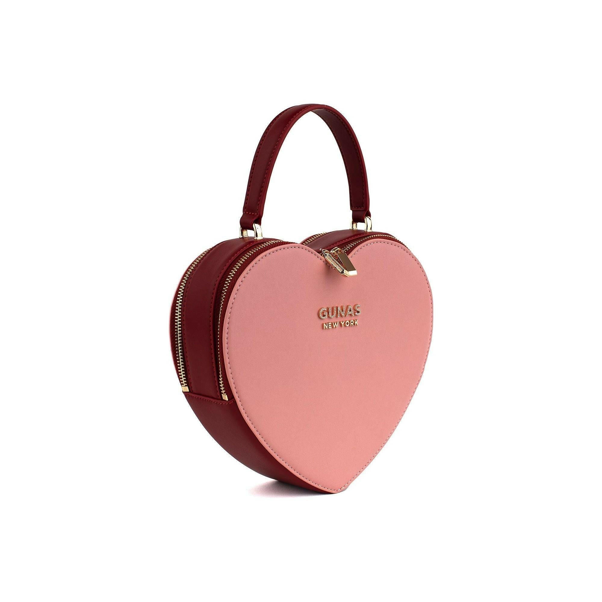 Sweetheart - Red & Pink Vegan Crossbody Bag.