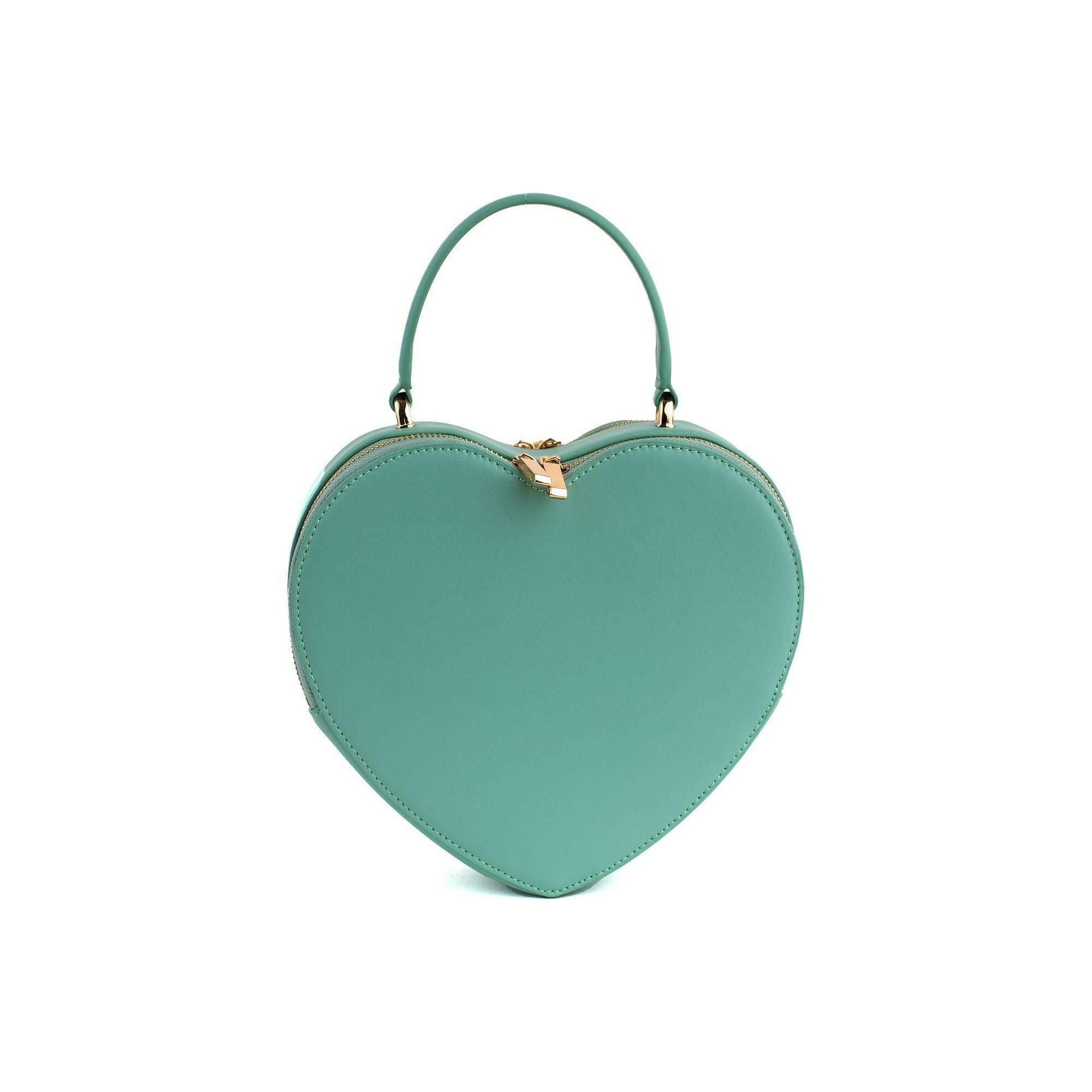 Sweetheart - Tiffany Blue Vegan Crossbody Bag.