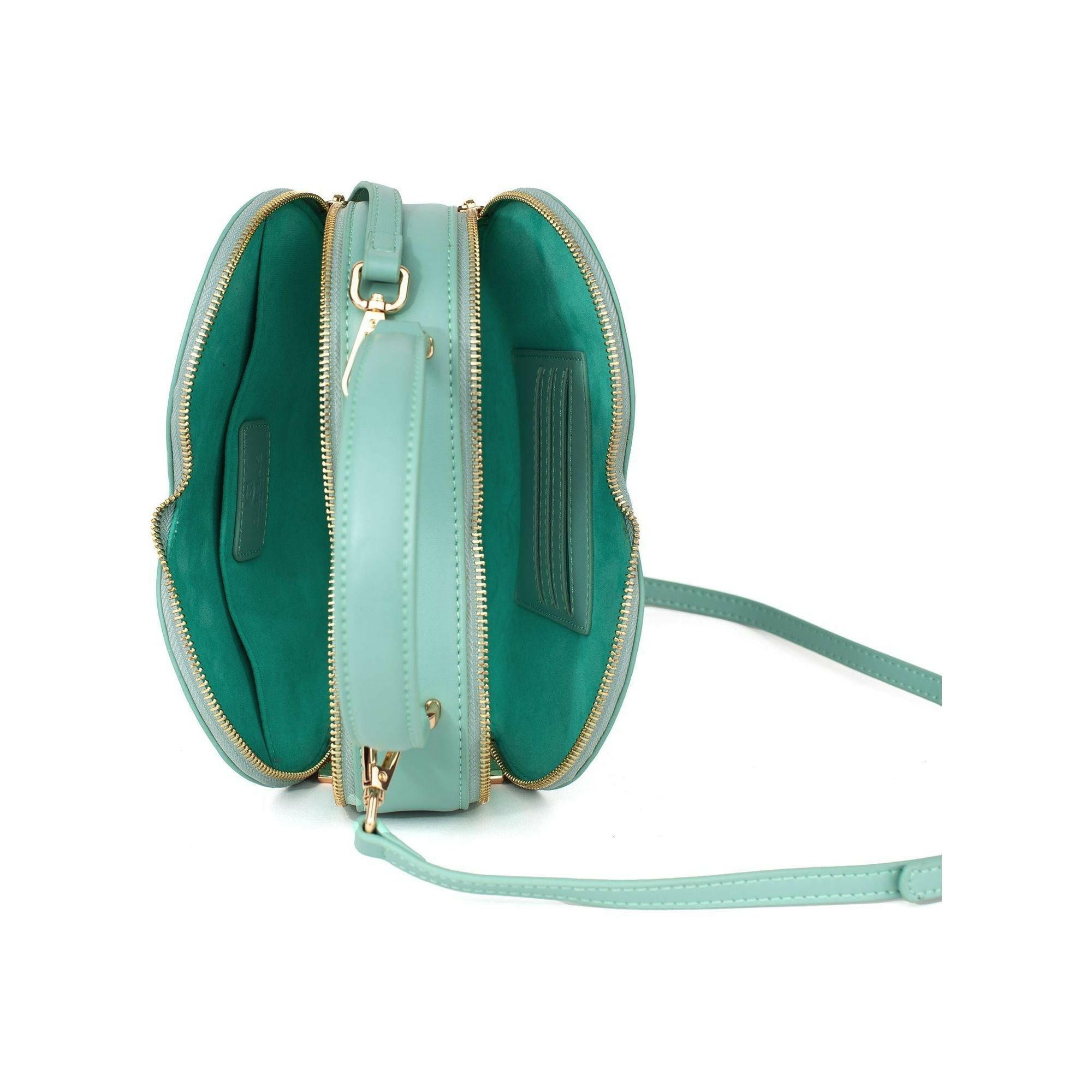 Sweetheart - Tiffany Blue Vegan Crossbody Bag.