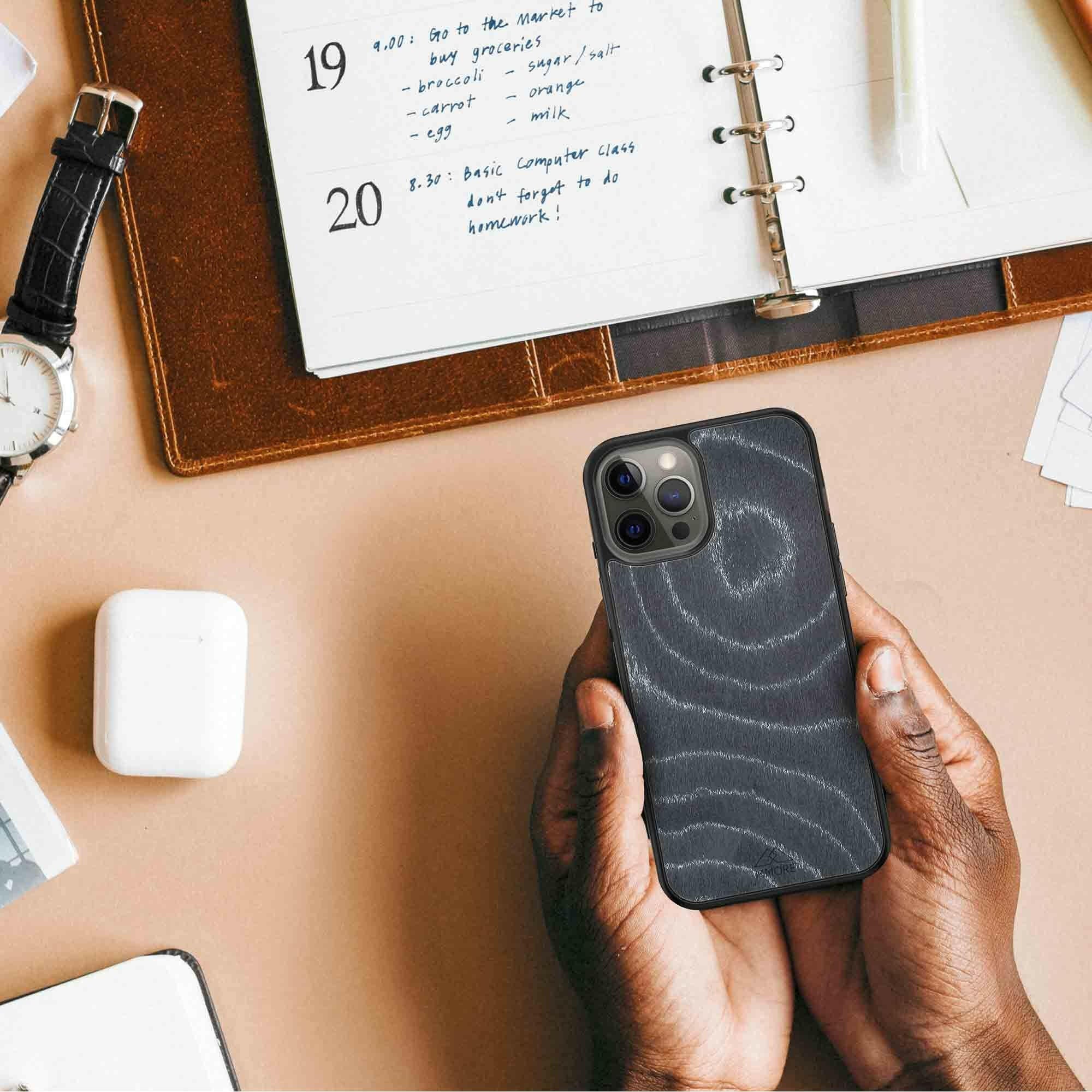 Wave Wood Phone Case.