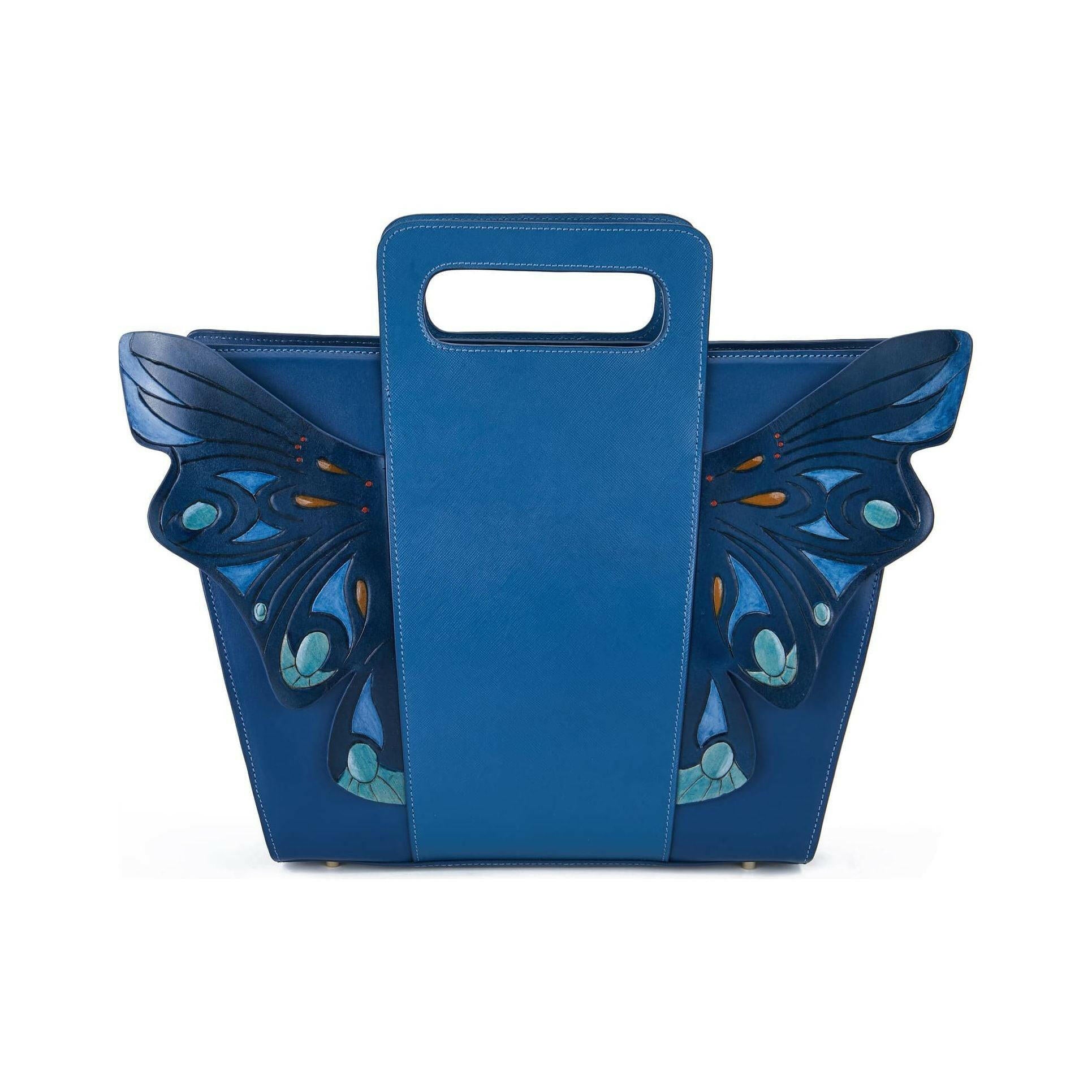 Wings Blue Crossbody.